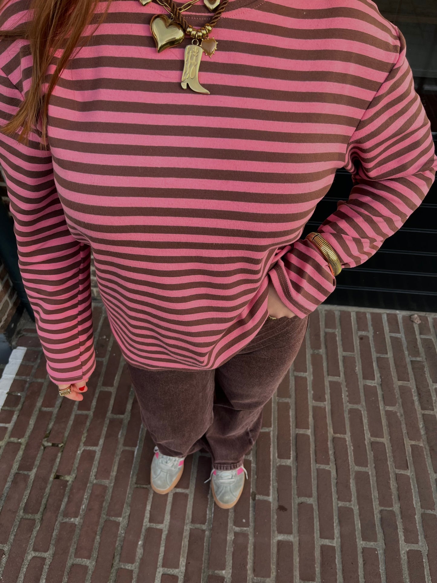 Longsleeve streep