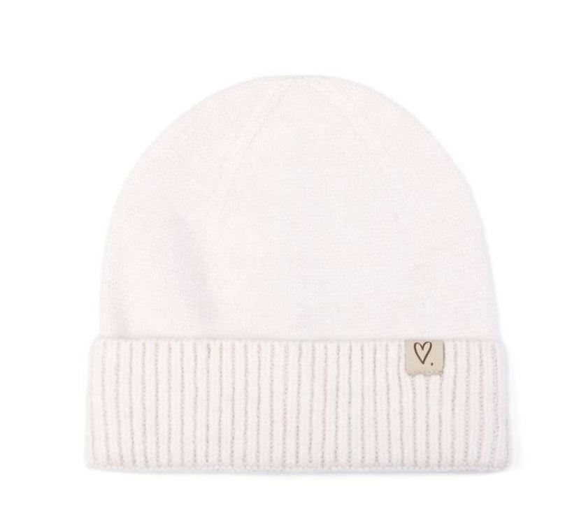 Muts beige hartje