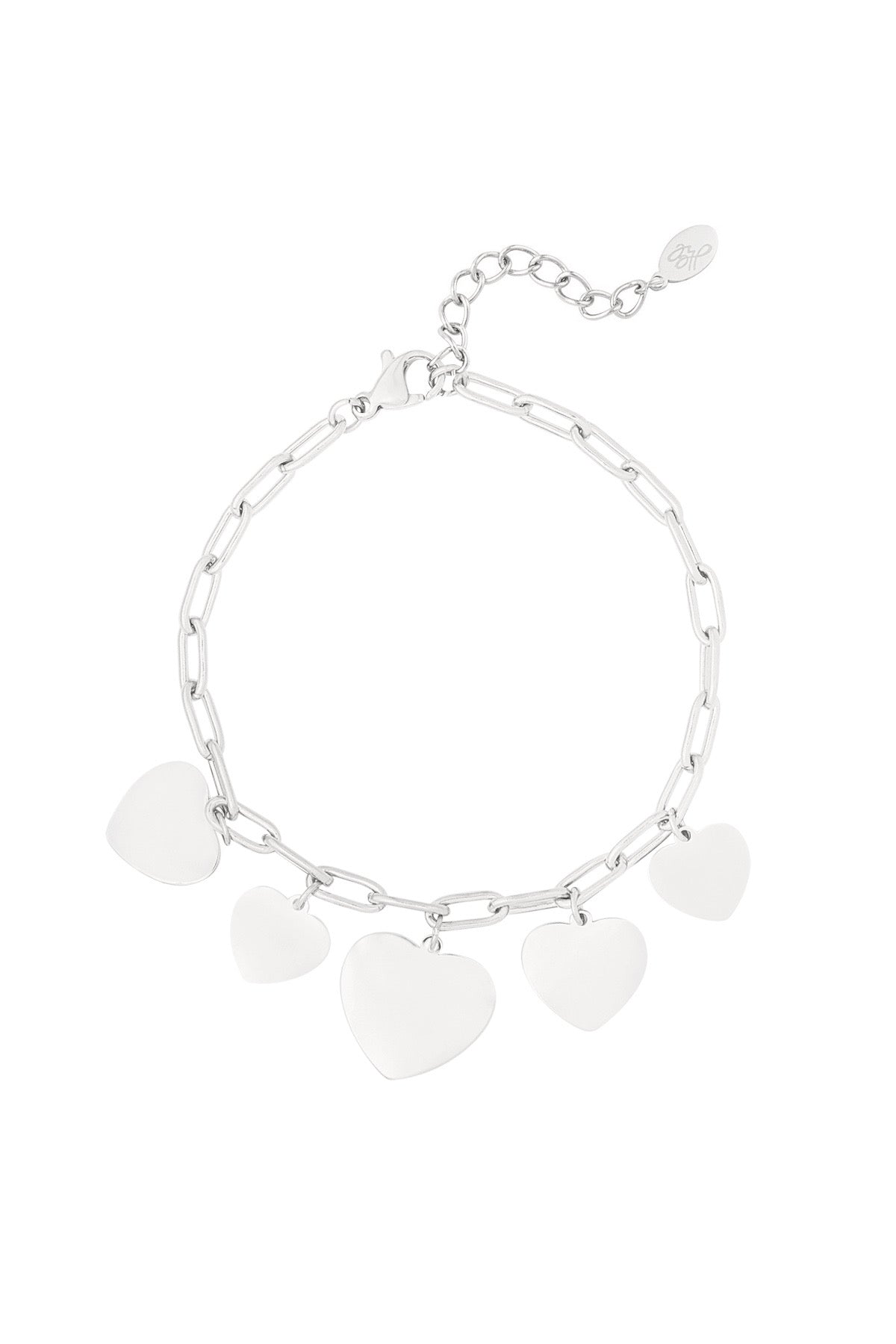 Armband bedel hart