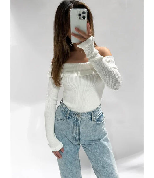 Millie Top White